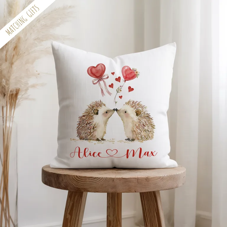 Personalised Hedgehog Cushion – Personalise it!