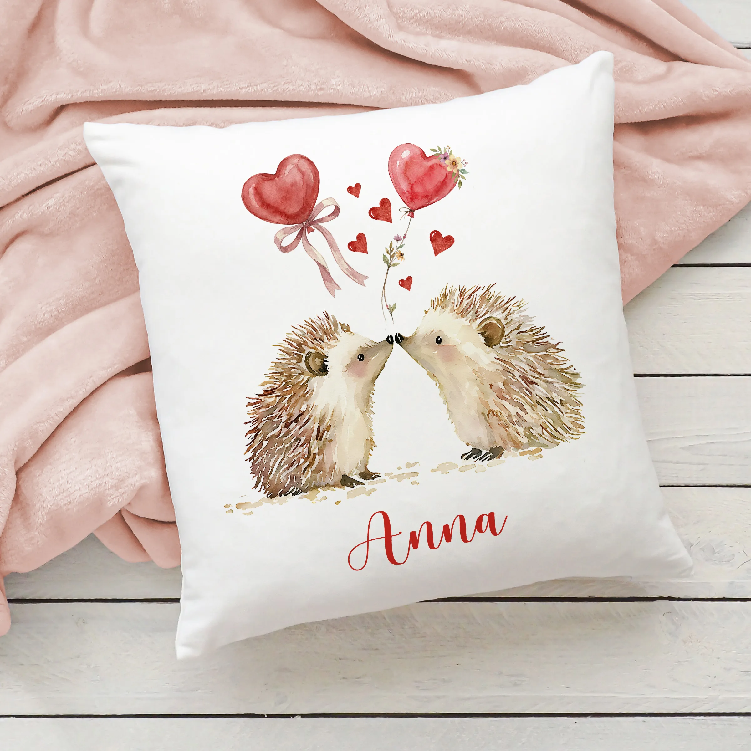 Personalised Hedgehog Cushion