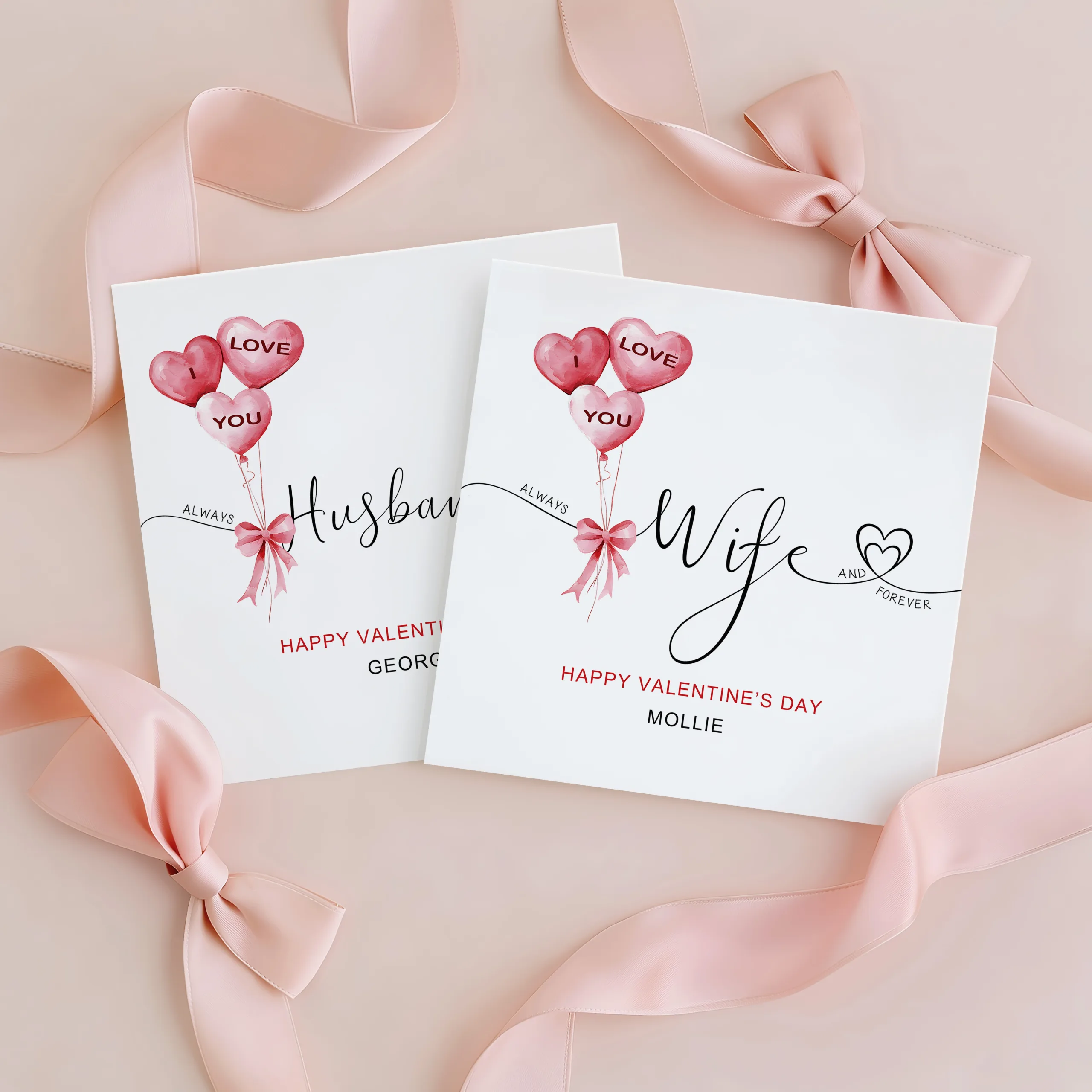 Personalised Wife Valentine's Card