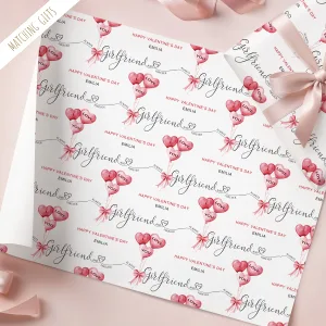 Personalised Valentine's Gift Wrapping Paper