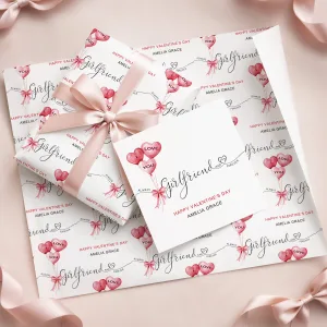 Personalised Valentine's Gift Wrapping Paper