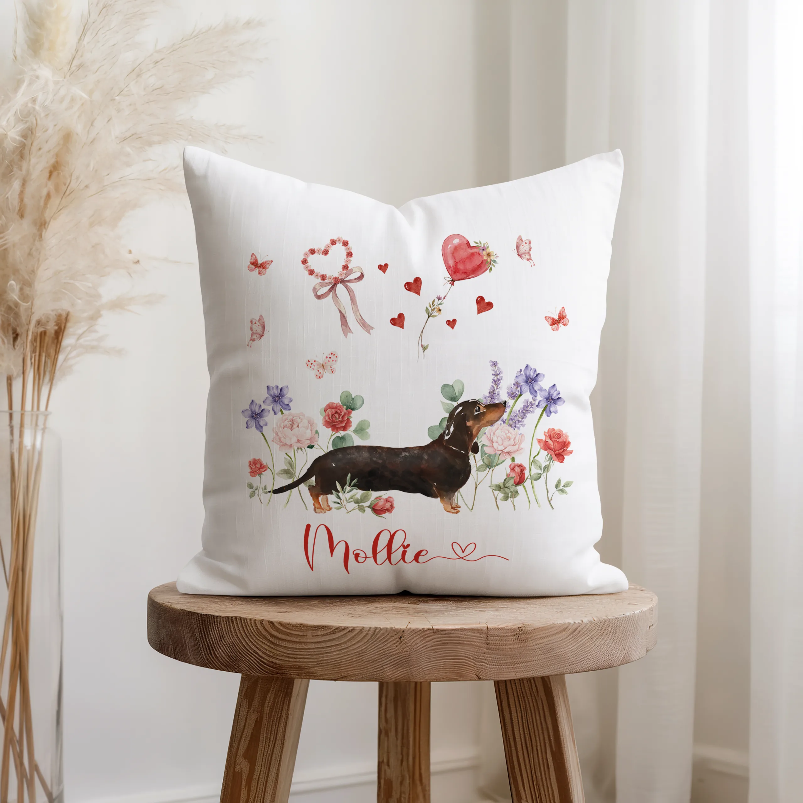 Personalised Dachshund Cushion