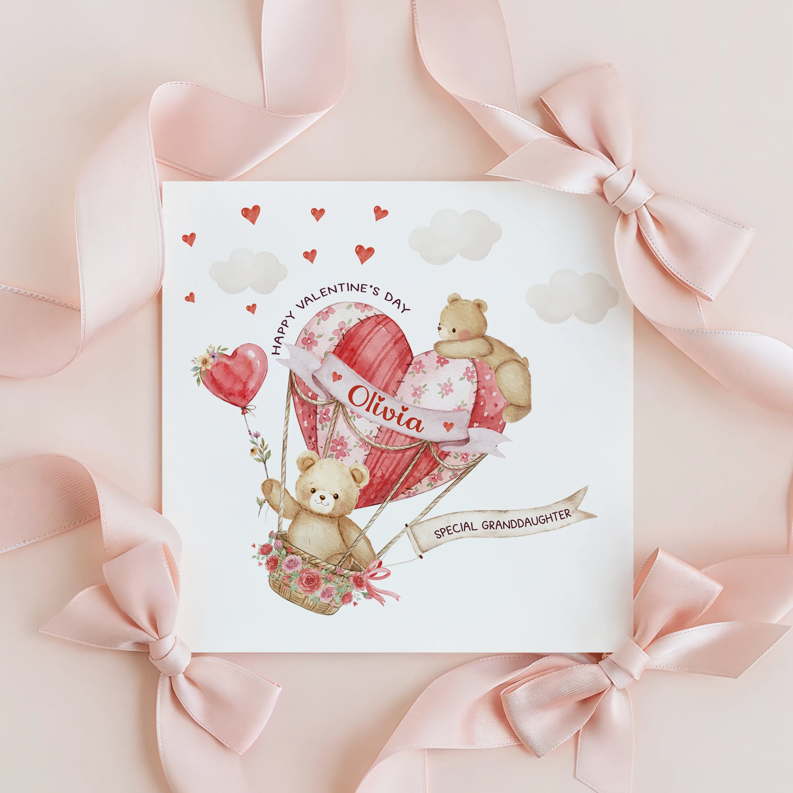 Kids Valentine's Hot Air Balloon