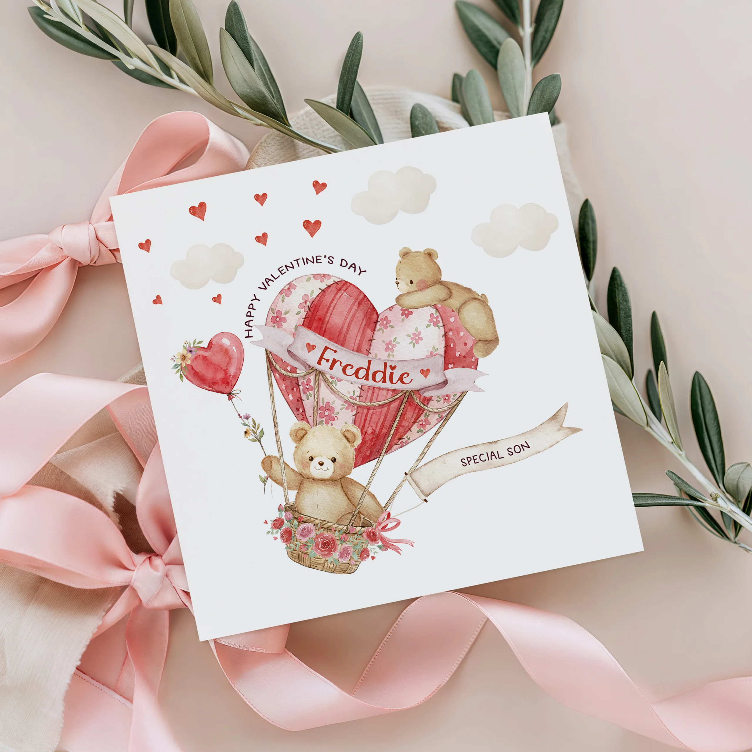 Kids Valentine's Hot Air Balloon
