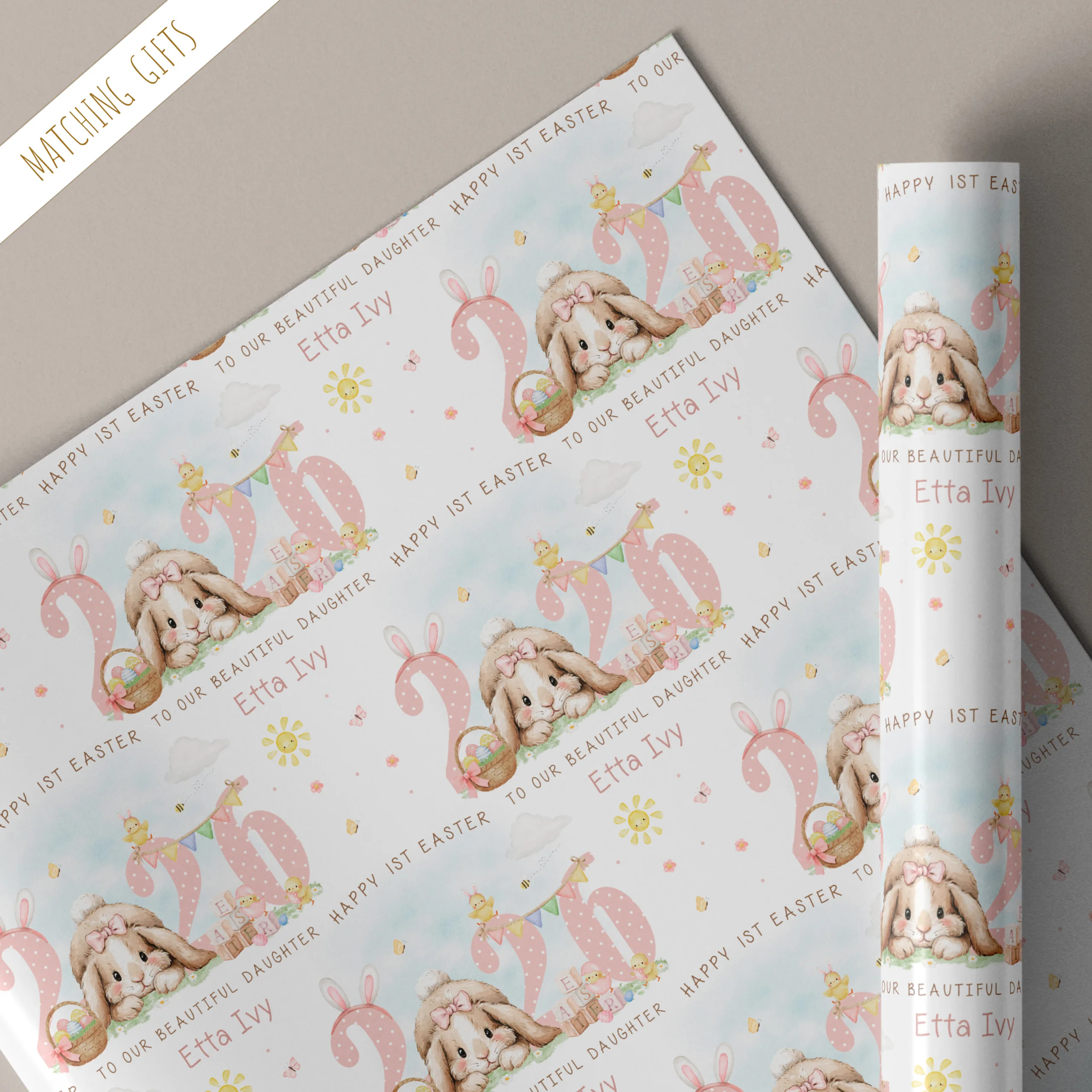 Baby's 1st Easter Gift Wrapping Paper