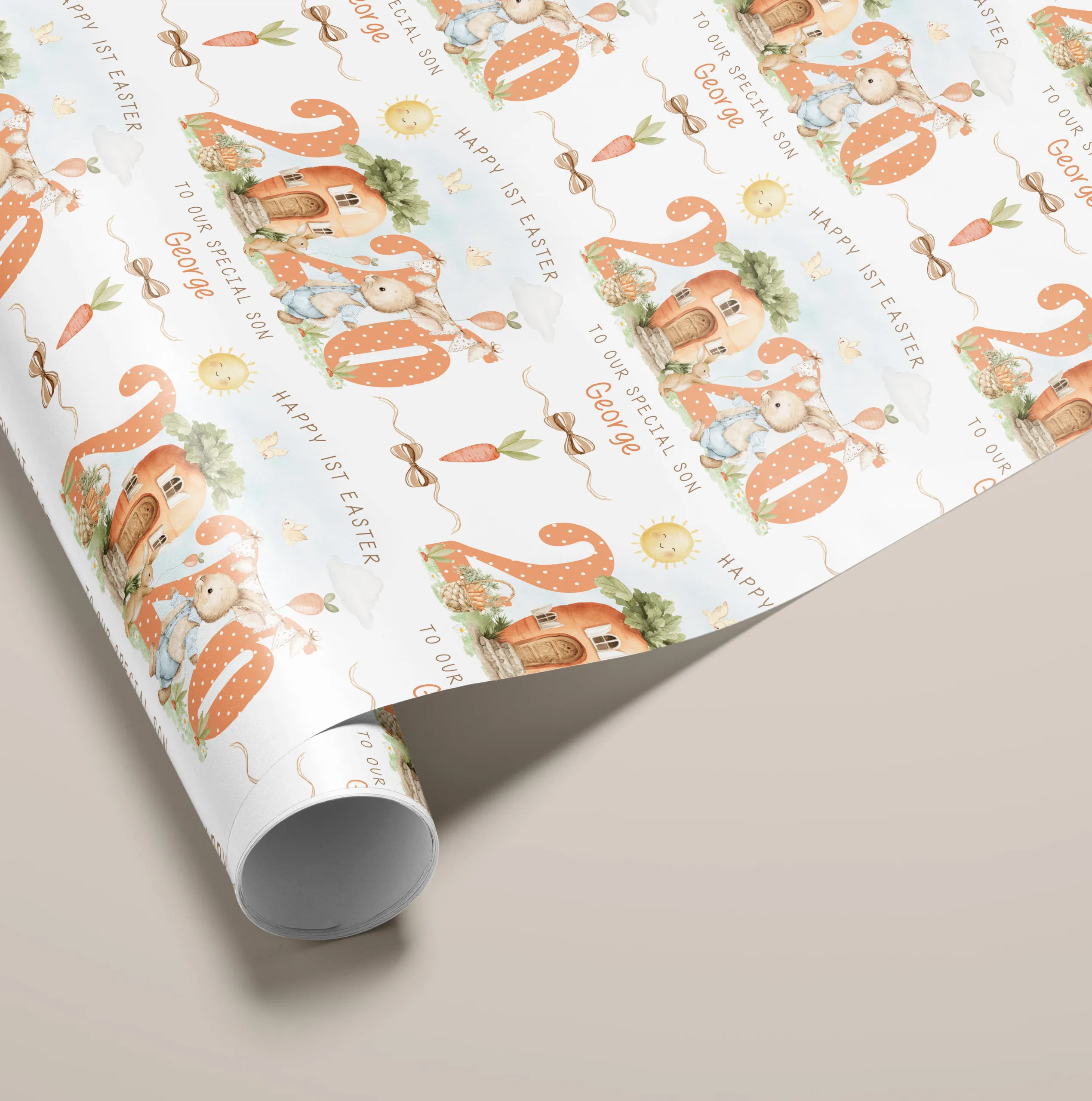 Baby's 1st Easter Gift Wrapping Paper