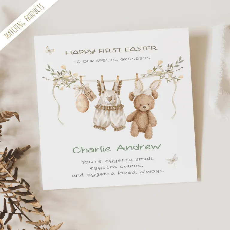 Baby’s 1st Easter Card – Personalise it!