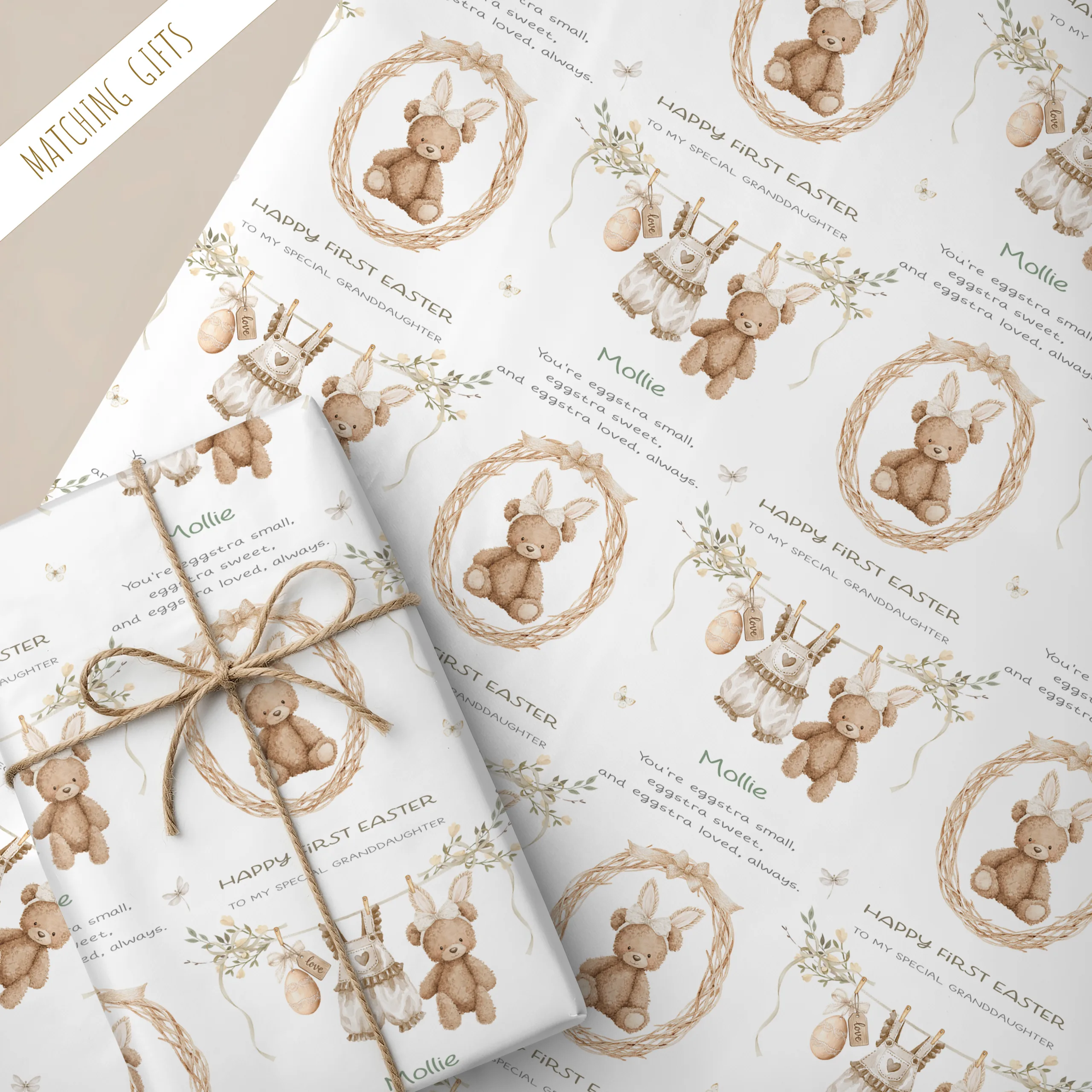 Baby's 1st Easter Gift Wrapping Paper