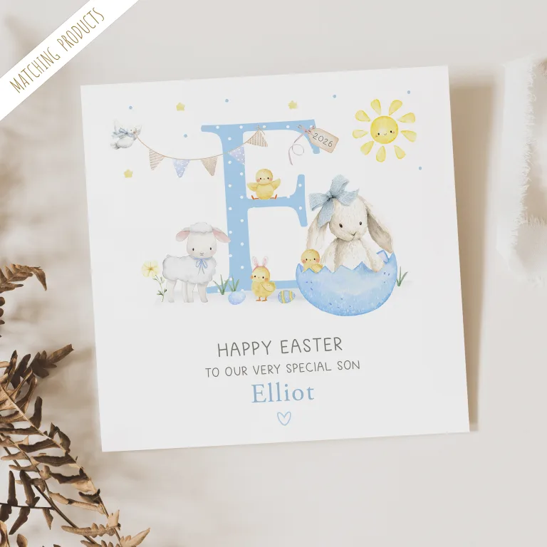 Boys Easter Card – Personalise it!