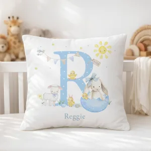 Childrens Personalised Easter Cushion