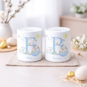 Boys Personalised Easter Money Pot Gift