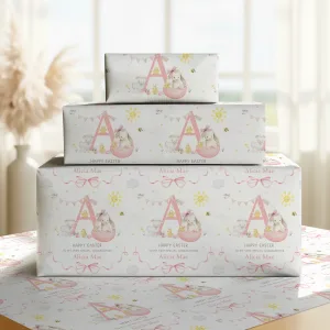Personalised Girls Gift Wrapping Paper