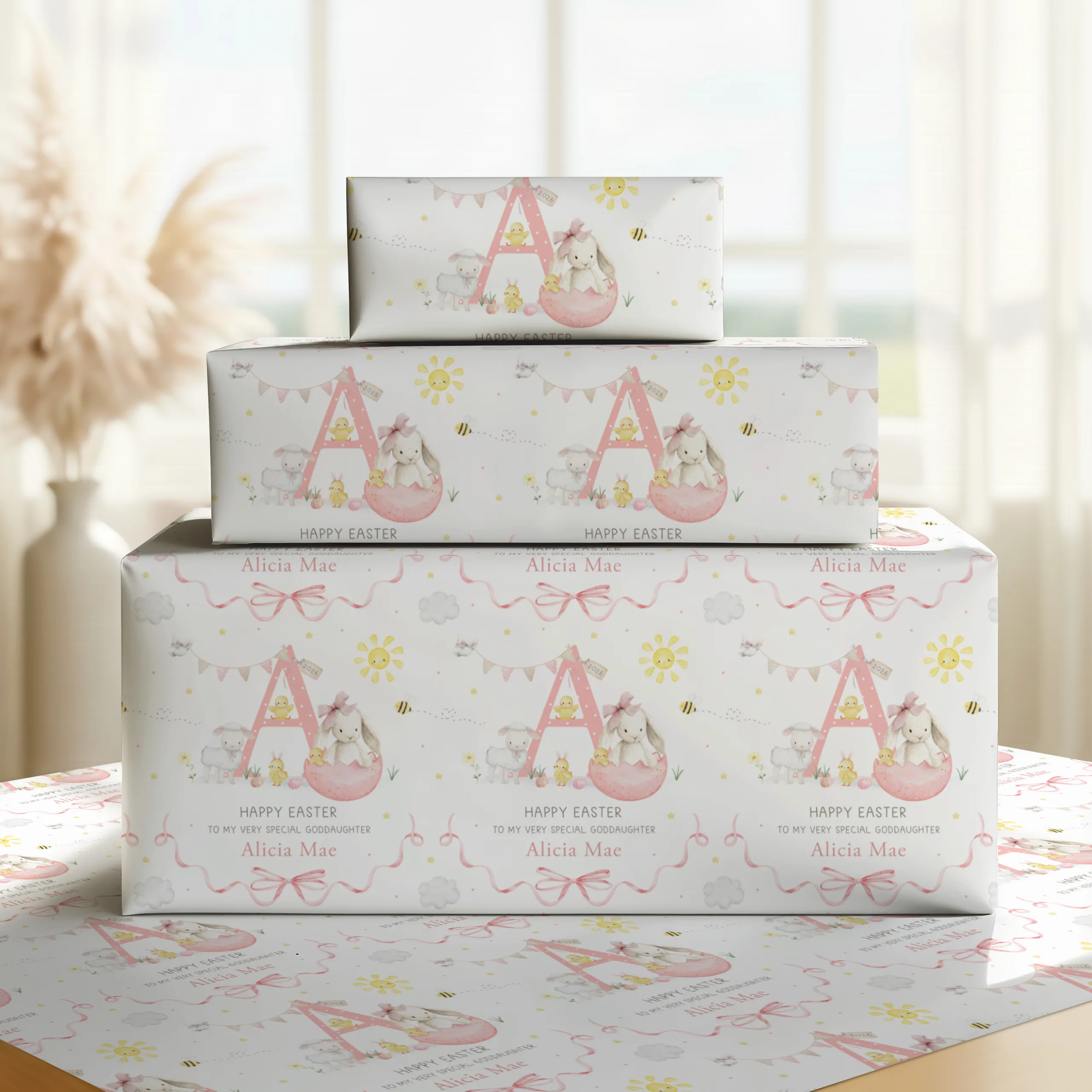 Personalised Girls Gift Wrapping Paper