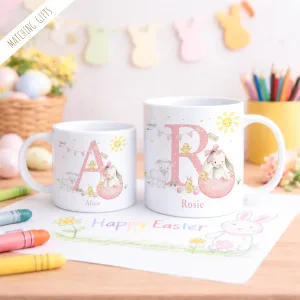 Girls Personalised Easter Mug