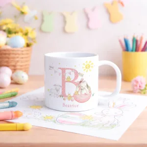 Girls Personalised Easter Mug