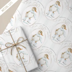 boys easter wrapping paper