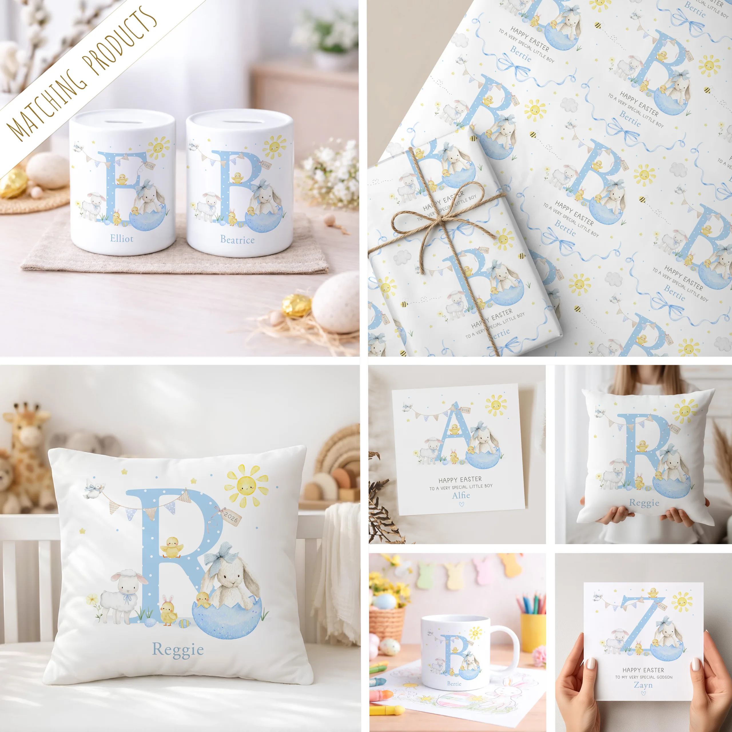 Personalised Unbreakable Easter Mug for Boys
