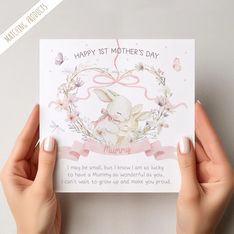 Personalised 1st Mothers Day Card For New Mummy