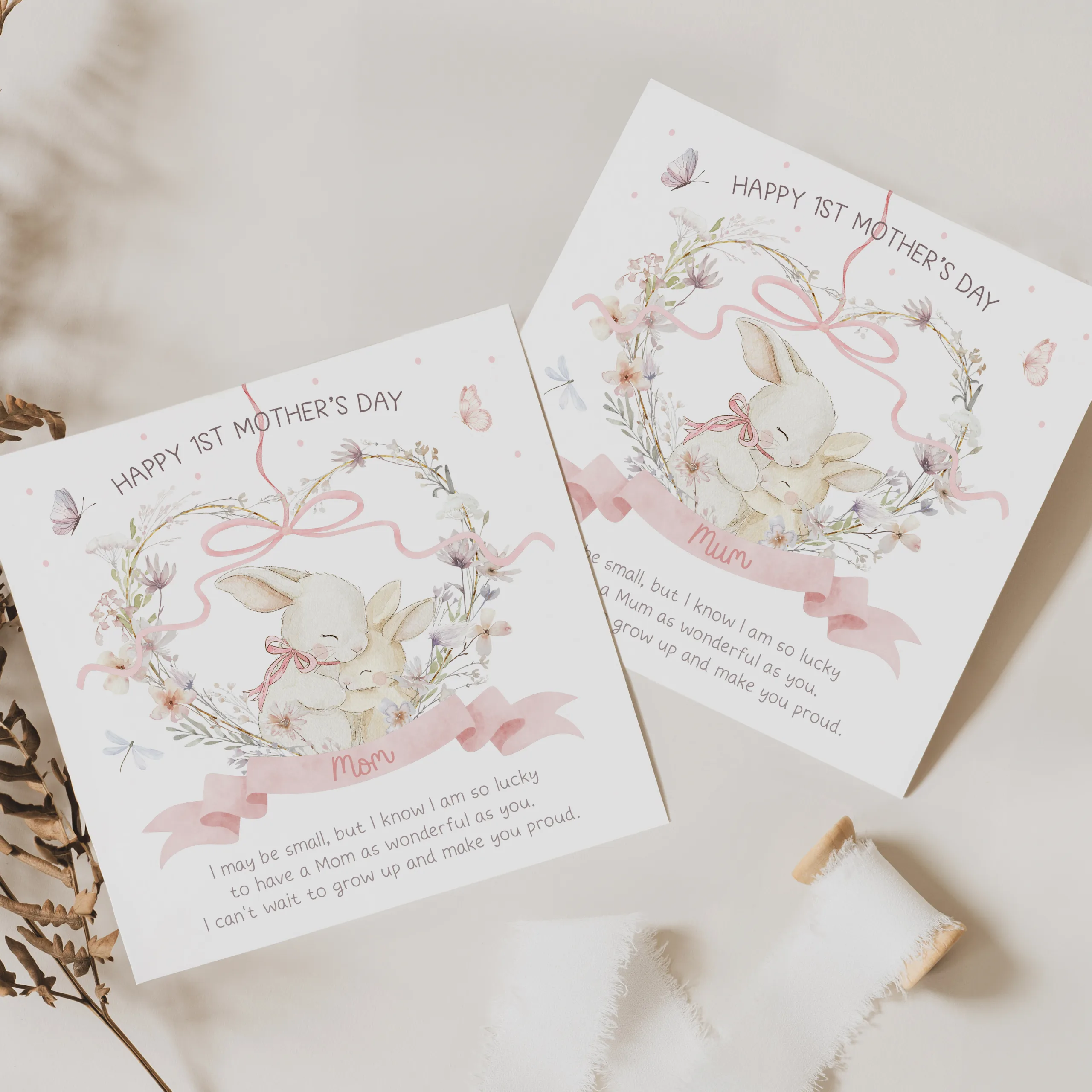 Personalised 1st Mothers Day Card For New Mummy