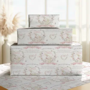 First Mother's Day Gift Wrapping Paper for New Mummy