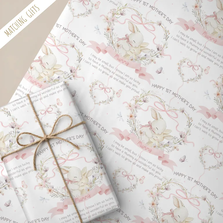 Personalised 1st Mother’s Day Gift Wrapping Paper