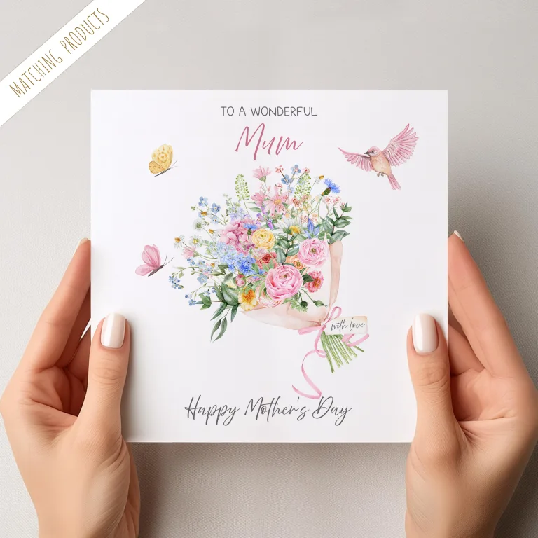 Personalised Floral Mother’s Day Card