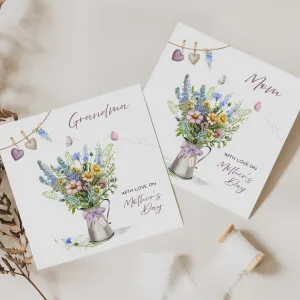 Personalised Floral Mother's Day Card
