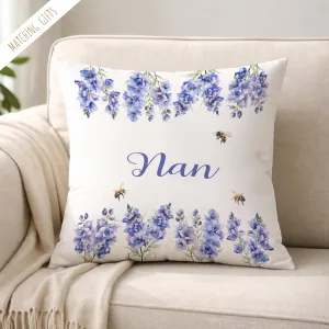 Personalised Floral Cushion