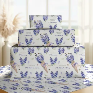 Mother's Day Delphinium Gift Wrap