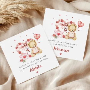 Personalised Valentine's Lion Card