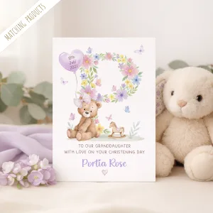 Girls Christening Card