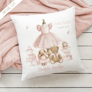 Personalised Christening Cushion
