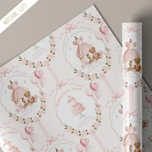 Christening Gift Wrapping Paper