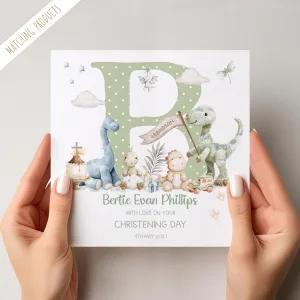 Personalised Boys Christmas Card