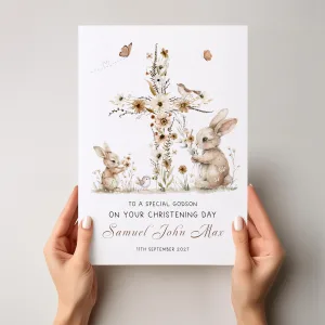 Personalised Christening Card