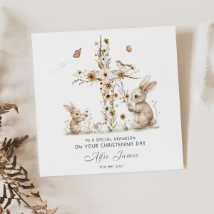 Personalised Christening Card