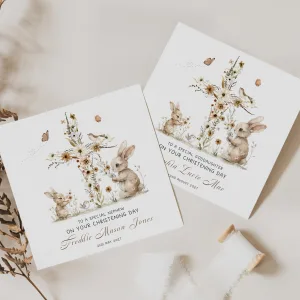 Personalised Christening Card