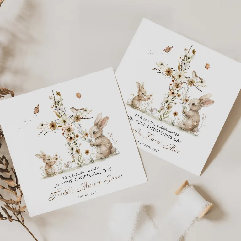 Personalised Christening Card