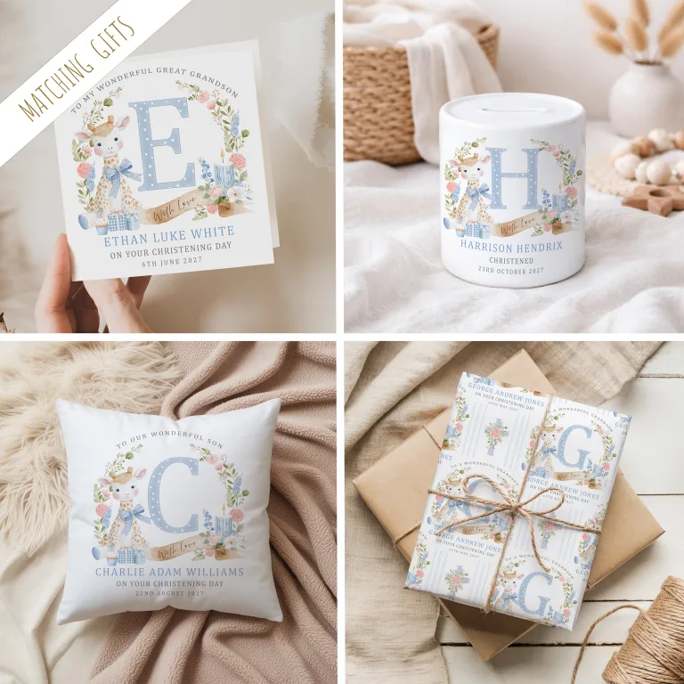 Personalised Money Box – Christening Gifts For Boys