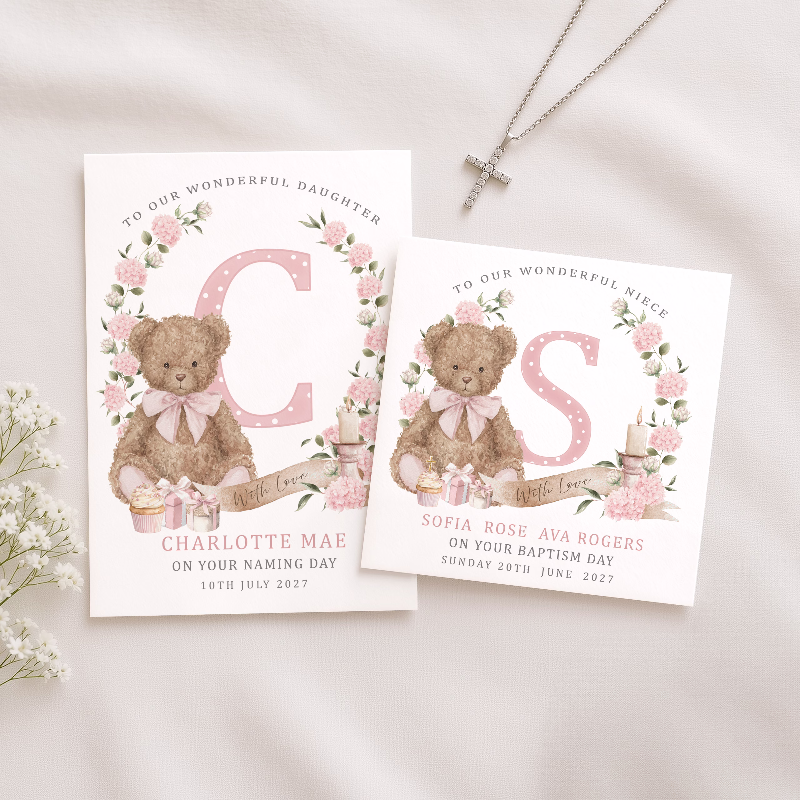 Personalised Christening Card