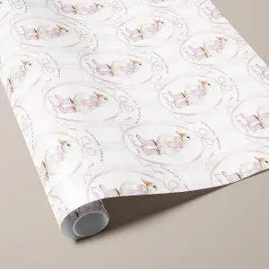 babies 1st easter wrapping paper