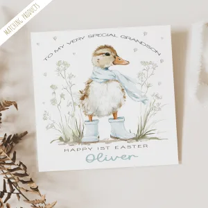 Baby Boys 1st Easter Card