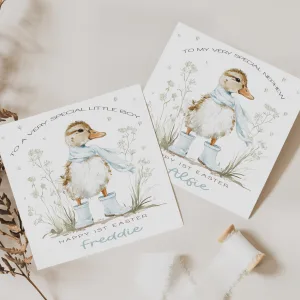 Baby Boys 1st Easter Card