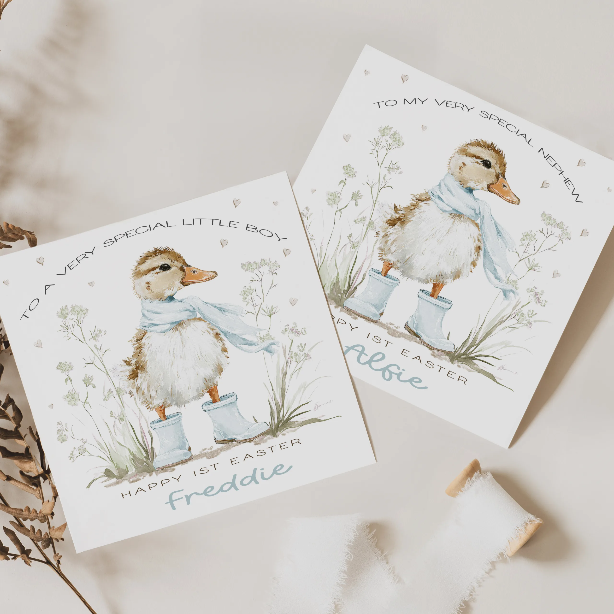 Baby Boys 1st Easter Card