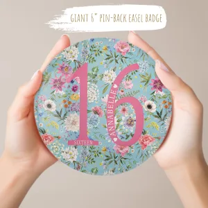 Large Birthday Badge