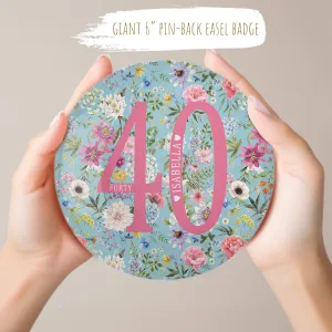 Large Birthday Badge
