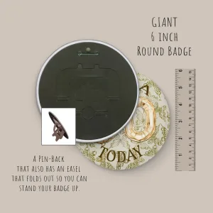 Large Birthday Badge