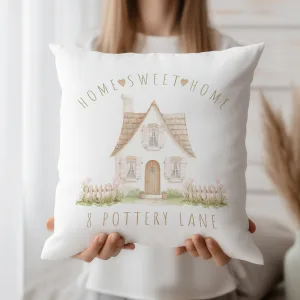 Personalised New Home Cushion