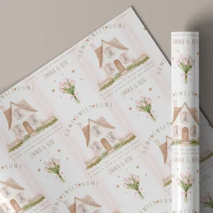 New Home Gift Wrapping Paper