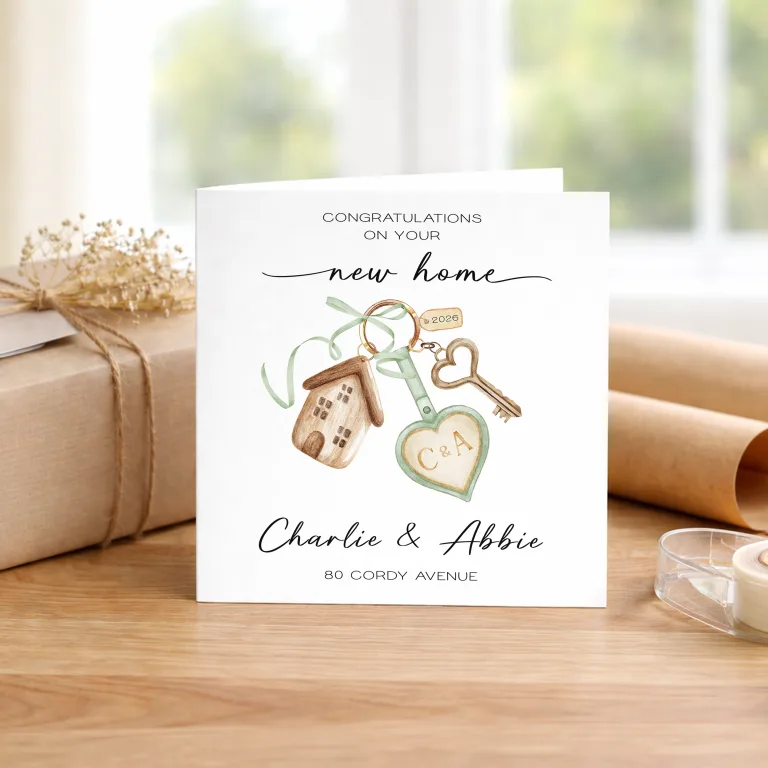 Personalised New Home Cards